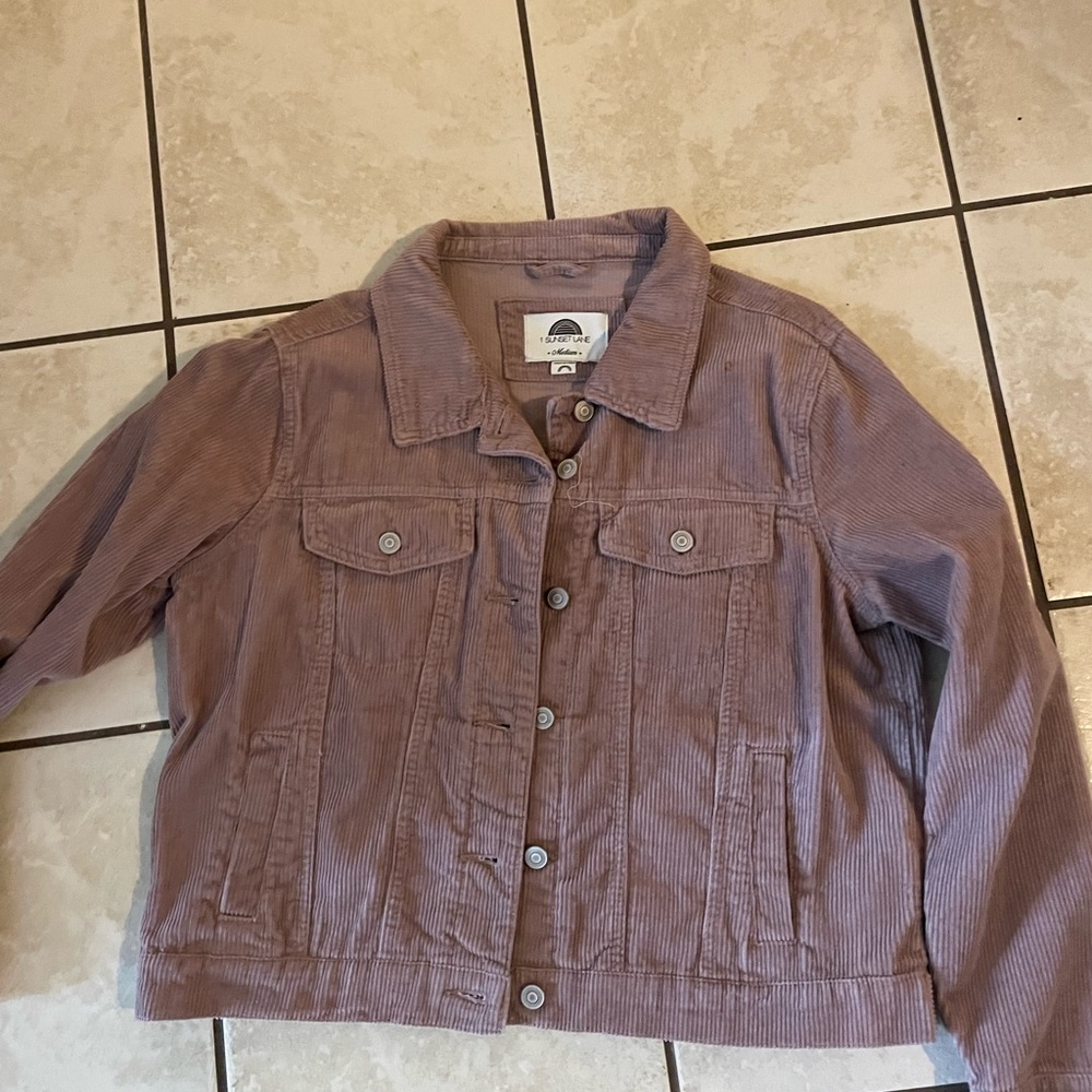 Pink corduroy jacket